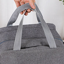 Insulated Lunch Bag for Women & Men – Portable Thermal Cooler Bag for Work, Office & Travel (Grey)"