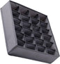 Underwear and Socks Organizer White Box Pair- Zipper Closet Drawer Divider 24 Cells, Storage Box for Socks Underwear