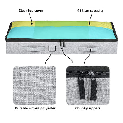 Under Bed Clothes Blanket Storage Organizer Foldable Premium