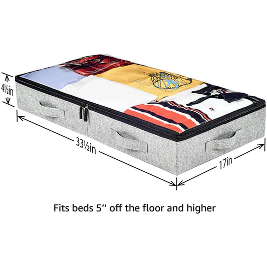 Under Bed Clothes Blanket Storage Organizer Foldable Premium