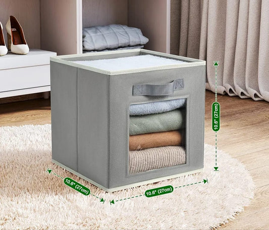 Foldable Storage Box With Handle