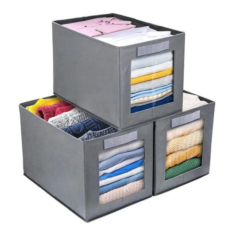 Foldable Storage Box With Handle